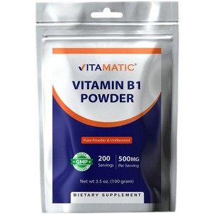 Vitamin B1 Pure Powder - 100 Grams (Thiamine Mononitrate) - 1 of 4