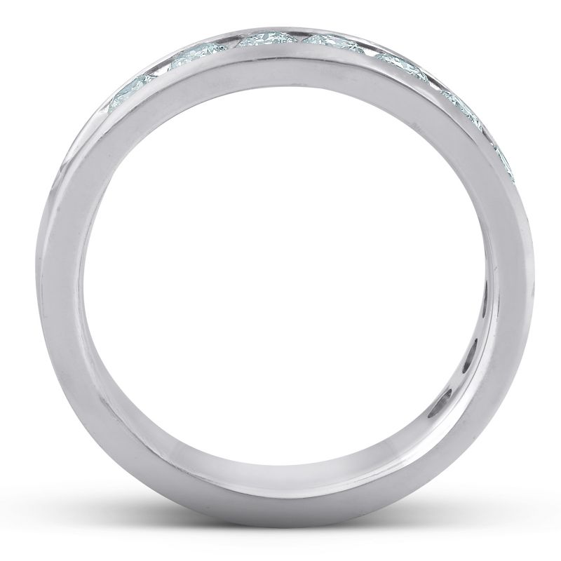 Pompeii3 Platinum 1ct Channel Set Diamond Wedding Ring, 3 of 6