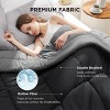 Comforters- Duvet Insert Contrast Down Alternative Comforter Quilted All Season Duvet with 8 Tabs, Machine Washable, Gifts for Women - 4 of 4
