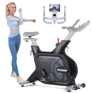 Quiet Resistance Stationary Bike for Home, Excercise Bike with Wheels for Indoor Cycling Bike with Adjustable Comfortable Seat - 1 of 4