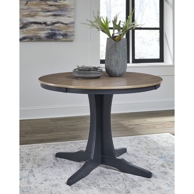 Signature Design by Ashley Landocken Dining Table, Brown/Blue
