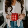 Sweet Water Decor Warm and Cozy Red Metal Coffee Mug -18oz - 3 of 4