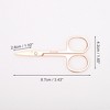 Unique Bargains Women 2.0A Scissors Eyebrow Trimmer Scissors 1 Pc - 2 of 3