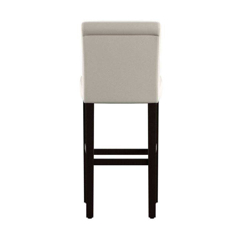 Set of 2 29&#34; Vermont Faux Leather Counter Height Barstool White - Inspire Q, 6 of 8