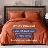 Luxury Soft Premium Duvet Cover Set - Zipper Closure & Matching Pillow Shams - CGK Linens - 2 of 4