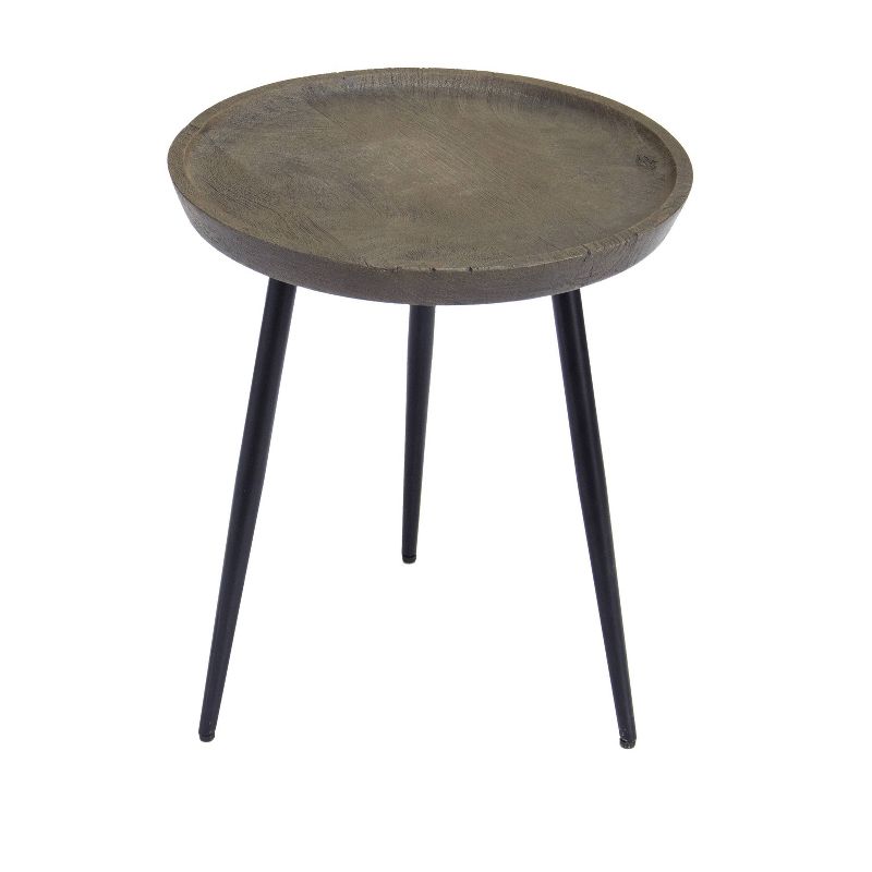 Belamy Eclectic Round Accent Table Gray - Treasure Trove Accents, 5 of 12