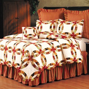 C&F Home 20" x 26" Colleen's Wed Ring Std Sham - Machine Washable - 1 of 4