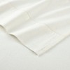 Pointehaven 180 GSM Brushed Cotton Solid Soft Flannel Deep Pocket Oversized Sheet Set - 4 of 4
