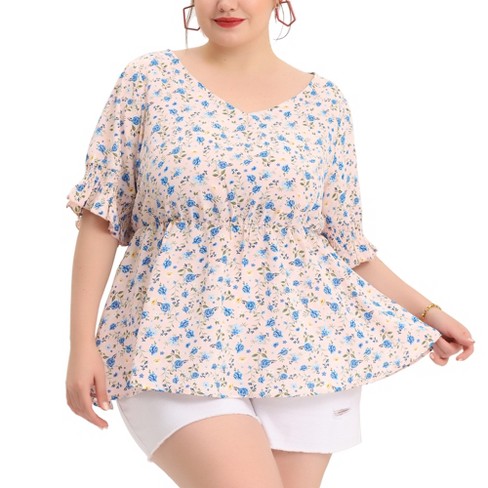 Womens plus size dress cheap tops