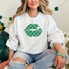 Simply Sage Market Women's Graphic Sweatshirt St. Patrick's Lips - 2 of 3