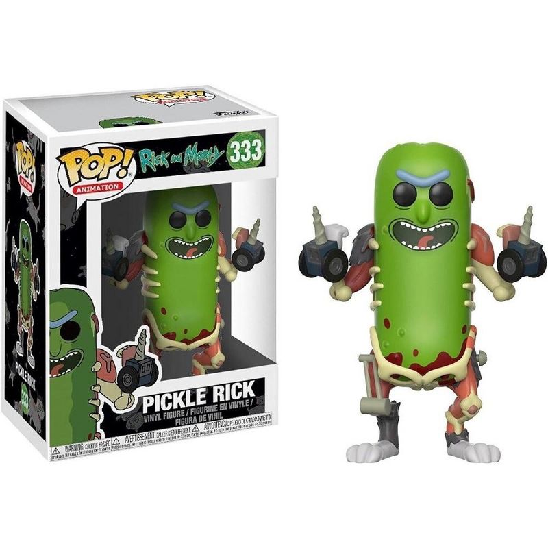 Funko Pop! ANIMATION: Rick and Morty - Pickle Rick Vinyl Figure #333, 1 of 3