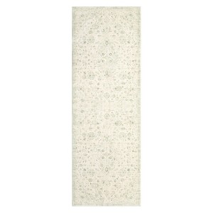 Vintage Washable Floral Print Living Room Rugs, Low Pile Non Slip Floor Carpet for Bedroom Dining Room - 1 of 4