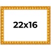 PosterPalooza | 22x16 Bamboo Picture Frame, UV Acrylic, 4 Finishes - Brown, Black, Gold, and Natural - 2 of 4
