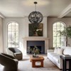 CityFurn 6-Light Modern Black Chandeliers Globe Pendant Light for Dining Room - 3 of 4