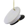 Kurt S. Adler 1.5 Inch Marine Dress Uniform Hat The Few The Proud Christmas Tree Ornaments - 3 of 3