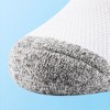 Anna-Kaci Men's Crew Athletic Socks 6pk with Accents - White - 4 of 4