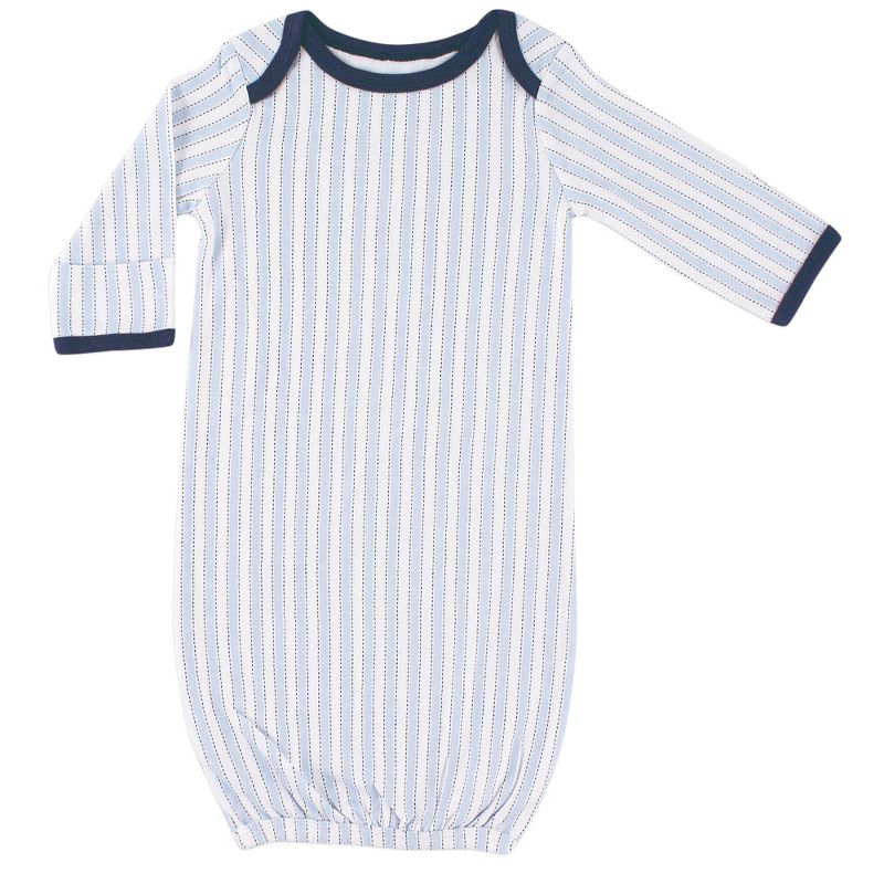Luvable Friends Baby Boy Cotton Gowns, Train, 0-6 Months, 5 of 6