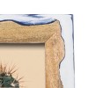 5x7 Varuna Decorative Marble Swirl Wood Photo Picture Frame w/ Glass Pane - 4 of 4