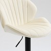 Kumasinova 24.6"-32.2"On-Trend Luxury Bar Stools Adjustable Counter Height Barstools,360° Swivel Accent Counter Stools with 250lbs Max - 2 of 4