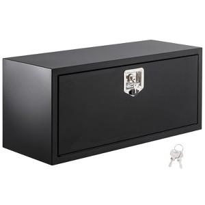 Black/Yellow/Green Steel Truck Bed Tool Box, Trailer Tongue Box, Truck Storage Organizer Tool Chest For Truck Bed, RV, Trailer - 1 of 4