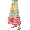 Women's Plaid Color Block Belted Maxi Skirt - Urban Daizy - 2 of 2