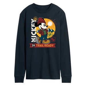 Men's - Disney - Outdoor Vibes Long Sleeve Graphic T-Shirt - 1 of 4