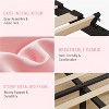 Upholstered Platform Bed Frame, Adjustable Headboard, Modern Noise Free Bed Frame, Sturdy Wooden Slats Support, No Box Spring Needed & Easy Assembly - 4 of 4
