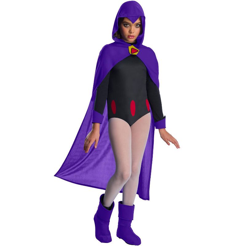 DC Comics Teen Titans Deluxe Raven Child Costume, 1 of 2