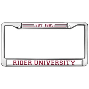 Rider University Full Size Standard License Plate Metal Frame - 1 of 4