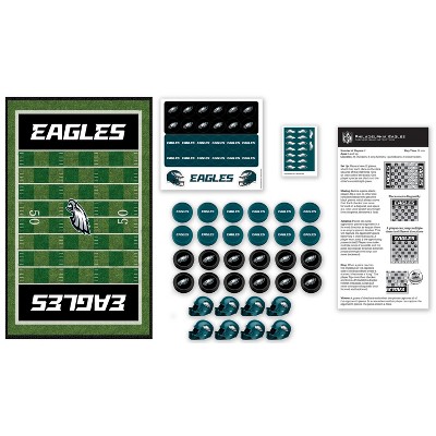Philadelphia Eagles Green and Black Checkers Board Game Set