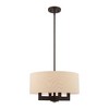 Livex Lighting Cresthaven 4 - Light Chandelier in  Bronze/Antique Brass - 2 of 4