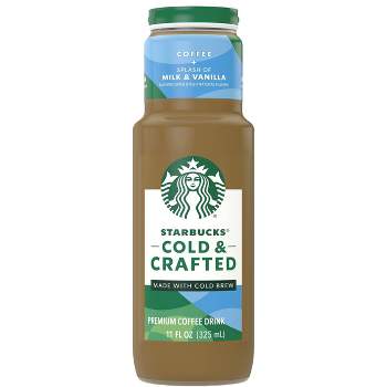 Starbucks Cold & Crafted Milk + Vanilla - 11 fl oz Can