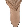 Journee Collection Womens Aneil Stacked Heel Knee High Boots - 4 of 4
