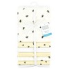 Little Treasure Hudson Baby Cotton Poly Flannel Receiving Blankets 7Pk Multipack - 2 of 2