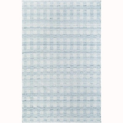 Mark & Day Jamaris 5'x7'6" Rectangle Woven Indoor Area Rugs Light Slate: Geometric Wool, Stain-Resistant, Pet Friendly