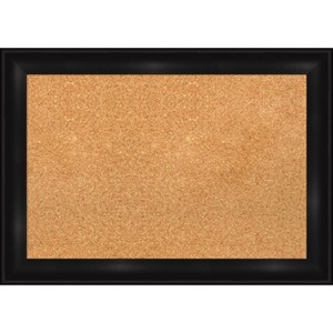 Amanti Art Grand Black Narrow Framed Corkboard, Natural Cork - 1 of 4