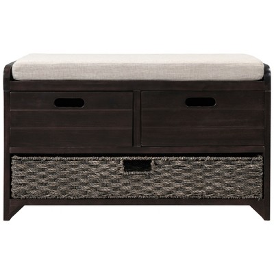 Bella Depot 32''W Storage Bench with Removable Basket and Drawers