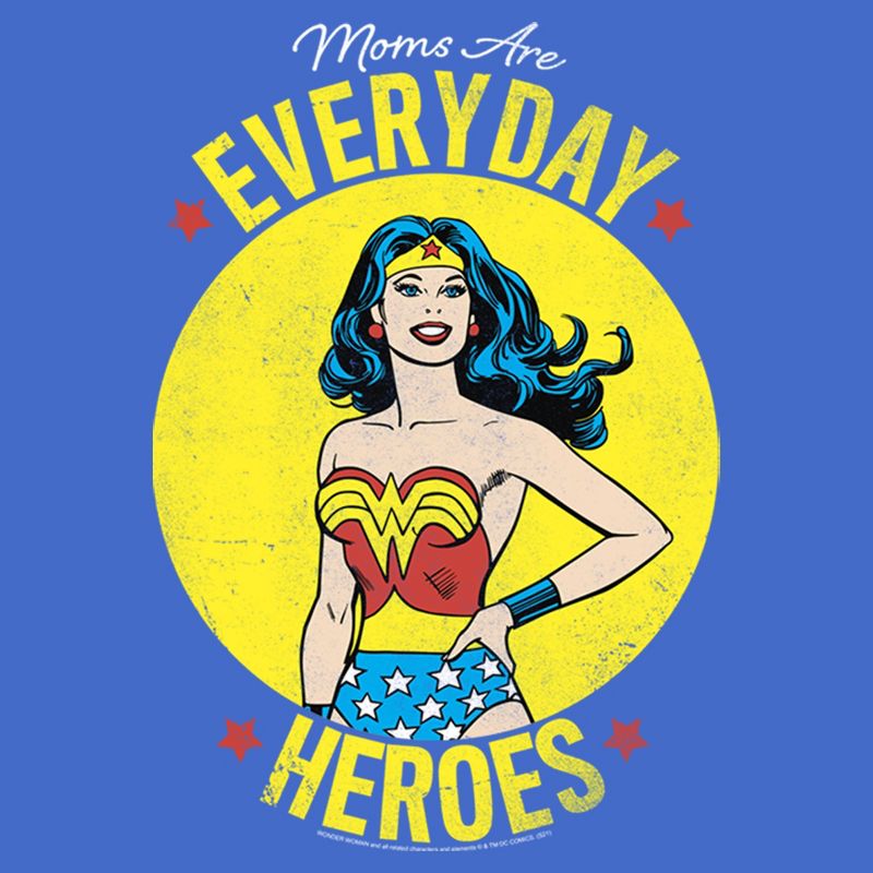 Men's Wonder Woman Moms Are Everyday Heroes Tank Top, 2 of 5