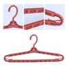 REGALWOVEN Non-Slip Plastic Adjustable Durable Clothes Hangers 10Pcs - 3 of 4