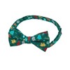 Jacob Alexander Men's Christmas Tree Décors Snowman Gingerbread Gifts Snowflakes Pre-Tied Adjustable Banded Bow Tie - 2 of 2