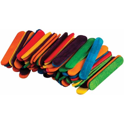 Teacher Created Resources STEM Basics: Multicolor Mini Craft Sticks, Pack of 100 (Pack of 10)