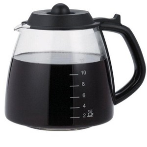 Medelco GL312BK Cafe Brew Replacement Glass Carafe, 12 Cup - 1 of 1