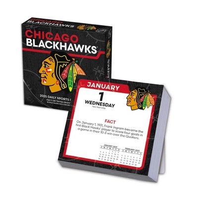 NHL Chicago Blackhawks 2025 Box Calendar