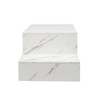 NicBex Coffee Table with Unique Architectural Shape,End Table with Open Storage,Modern Sleek Side Table,Center Table for Living Room,Office - 4 of 4