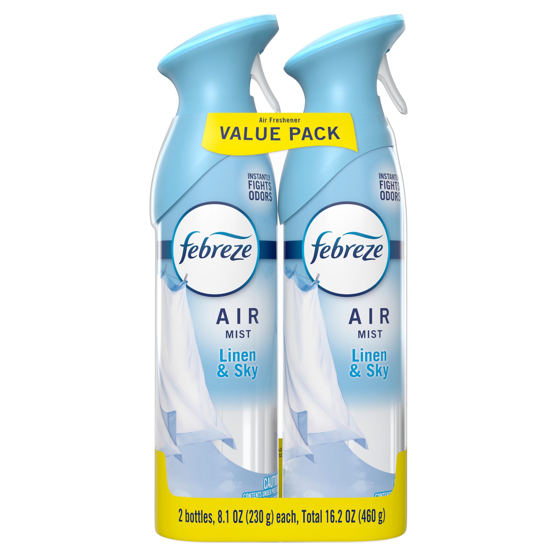 Febreze Air Mist Odor-Fighting Air Freshener - Linen & Sky - 8.1oz/2ct