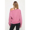 Women's La Vida Off Shoulder Sweatshirt - SPIRITUAL GANGSTER - 2 of 4