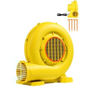 VEVOR Inflatable Blower, 680&750W, 1.0HP Bounce House Blower, Pump Commercial Air Blower for Inflatables, Yellow - 1 of 4