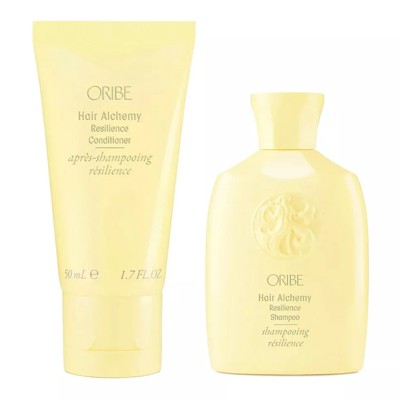 Oribe Hair Alchemy Resilience Shampoo, 2.5 oz & Oribe Hair Alchemy Resilience Conditioner, 1.7 oz DUO