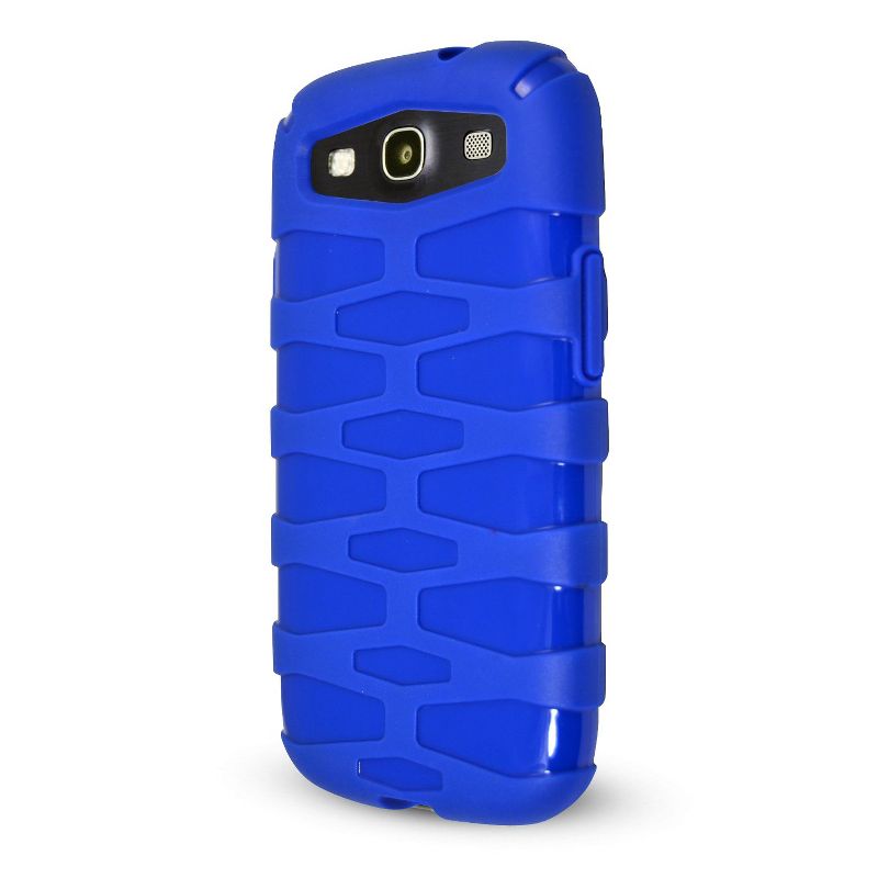 Technocel Rugged Slider Skin Case Cover for Samsung Galaxy S3 (Pebble Blue) - SAL710SSRPB-Z, 1 of 2