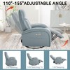CENGHU Leather Swivel and Rocker Power Recliner Chair with Lumbar Support, Max Swivel Degree 270, Sofa Chair with USB and Type-C Ports - 4 of 4